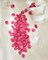 Silk Flower Petals for Wedding Decoration - 200pcs Fake Rose Petals for Bridal Showers & Parties - Hot Pink